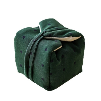 Geantă din material textil, stil retro, pentru depozitare ceainic, gaiwan și cești – accesorii portabile pentru ceai
