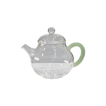 Ceainic din sticlă borosilicată rezistentă la temperatură, cu filtru pentru ceai de flori și ceai verde, ceainic din sticlă pentru o persoană, set Kung Fu ceai