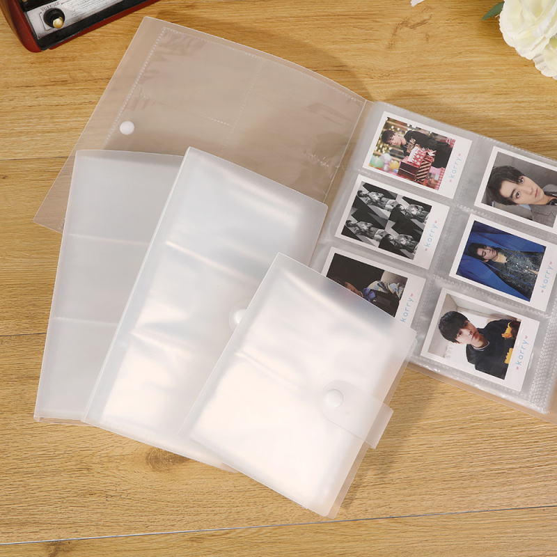 Album de carduri de 3 inci, cu patru secțiuni, foi detașabile, copertă PP, suport pentru carduri și fotografii, 20 de pagini