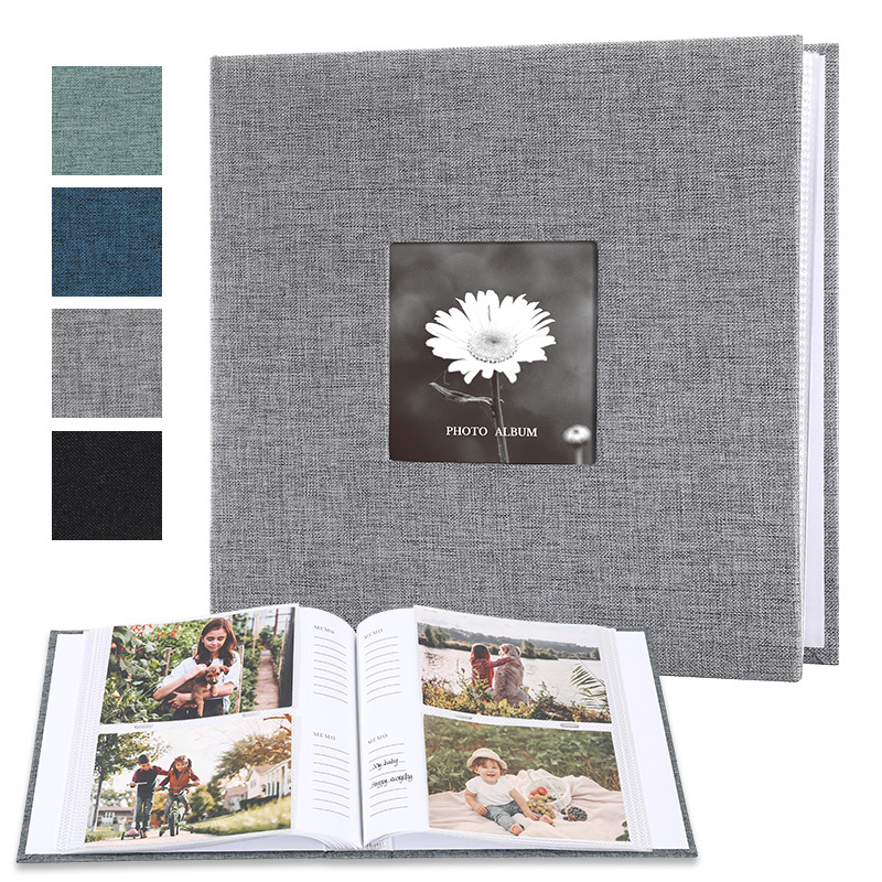 Album foto de 6 inci, capacitate mare până la 300 de fotografii, album DIY pentru fotografii instant, pentru copii