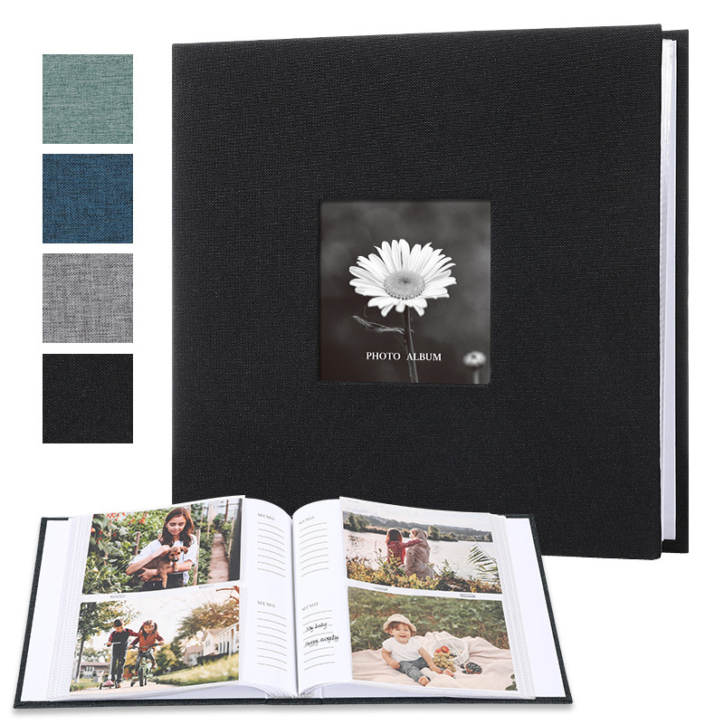 Album foto de 6 inci, capacitate mare până la 300 de fotografii, album DIY pentru fotografii instant, pentru copii