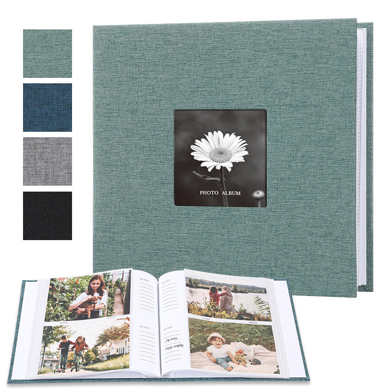 Album foto de 6 inci, capacitate mare până la 300 de fotografii, album DIY pentru fotografii instant, pentru copii