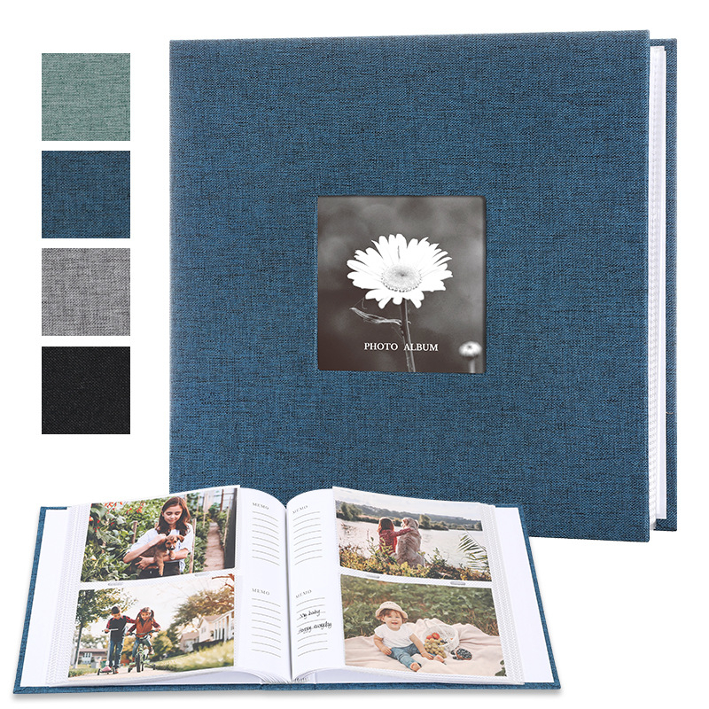 Album foto de 6 inci, capacitate mare până la 300 de fotografii, album DIY pentru fotografii instant, pentru copii