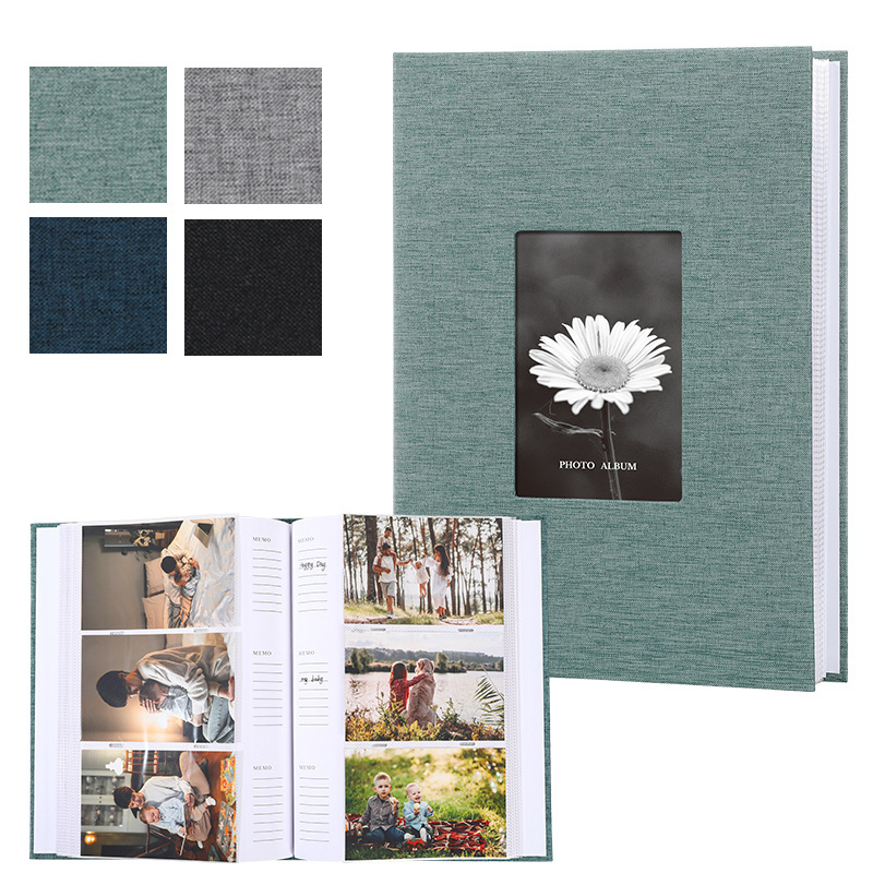 Album foto de 6 inci, capacitate mare până la 300 de fotografii, album DIY pentru fotografii instant, pentru copii