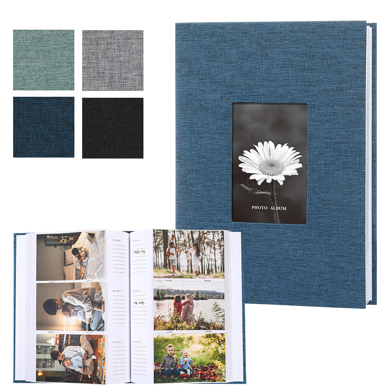 Album foto de 6 inci, capacitate mare până la 300 de fotografii, album DIY pentru fotografii instant, pentru copii