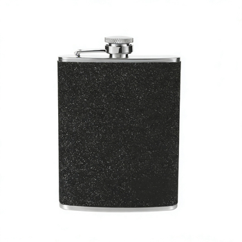 Sticlă din oțel inoxidabil de 8 oz pentru vin sau băuturi spirtoase, pentru camping în aer liber, recipient DIY portabil pentru petreceri