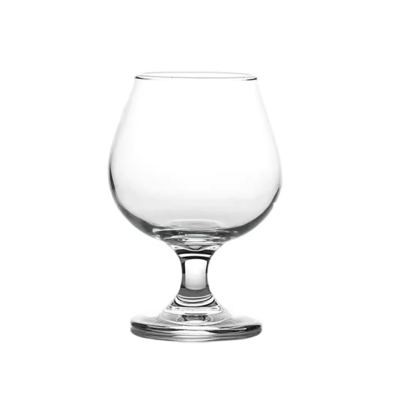 Libbey pahar de brandy, picior scurt, gros, formă de lalea, stil european, pahar de vin