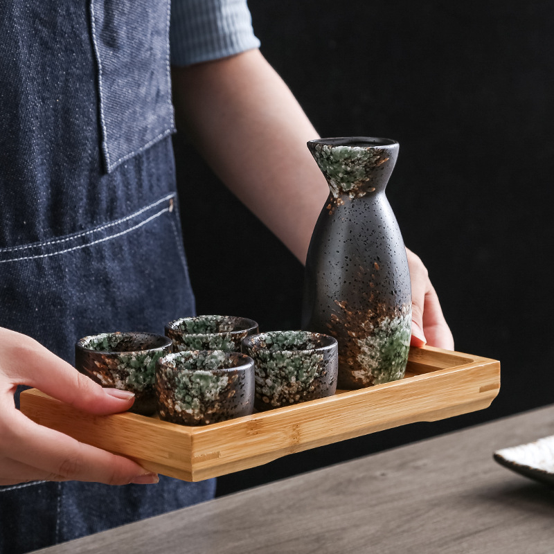Cupe ceramice japoneze, stil mini: pahar pentru sake, ceai, farfurie pentru sashimi, ceașcă pentru espresso și lapte, accesoriu gheață uscată
