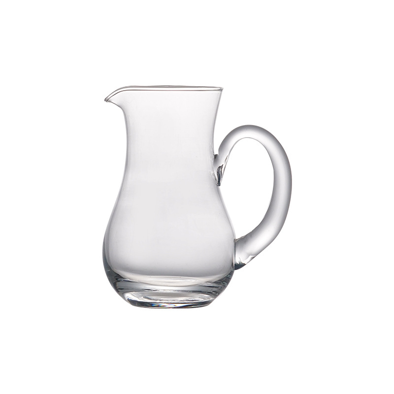 Decantor din sticlă cristal transparent pentru lichior și vin, cu dozator de turnare, 101–200 ml