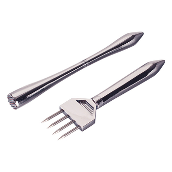 Zdrobitor de gheață din metal, pentru bar, cu zdrobitor manual, din aliaj de zinc