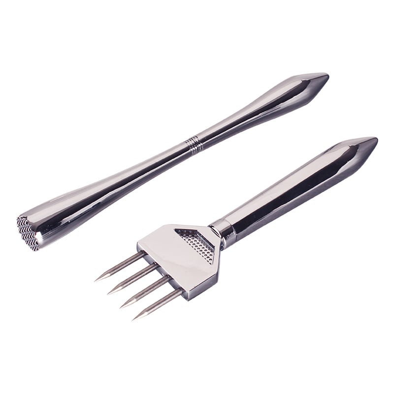 Zdrobitor de gheață din metal, pentru bar, cu zdrobitor manual, din aliaj de zinc