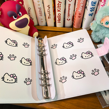 Album foto A5 cu 4 cadrane pentru Polaroid, mic organizator de carduri, carnet cu foi detașabile, husă personalizabilă