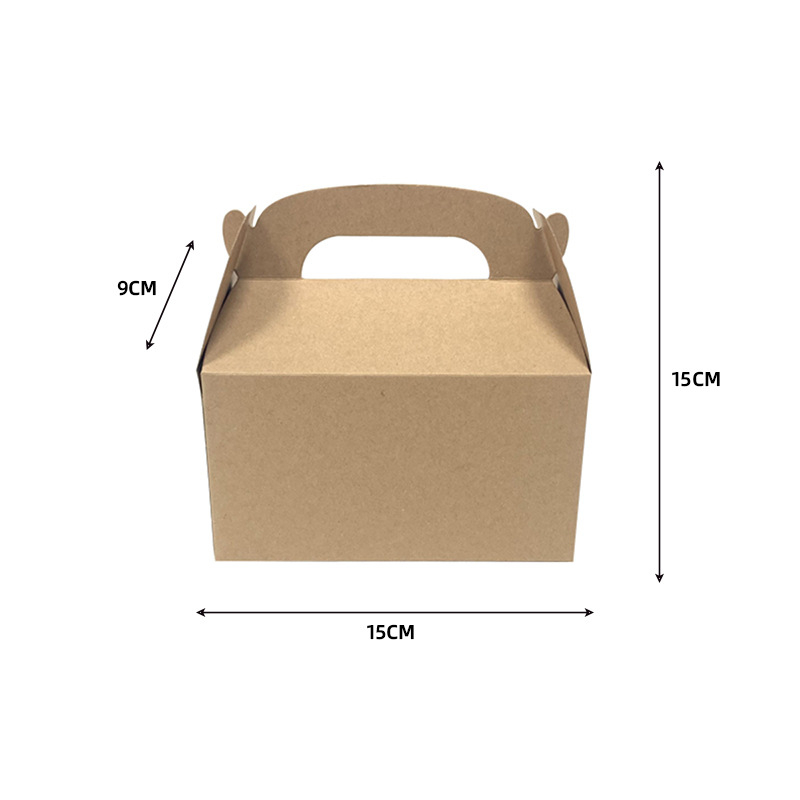 Cutii cadou din carton colorate pentru zile de naștere, torturi și bomboane – set de 6