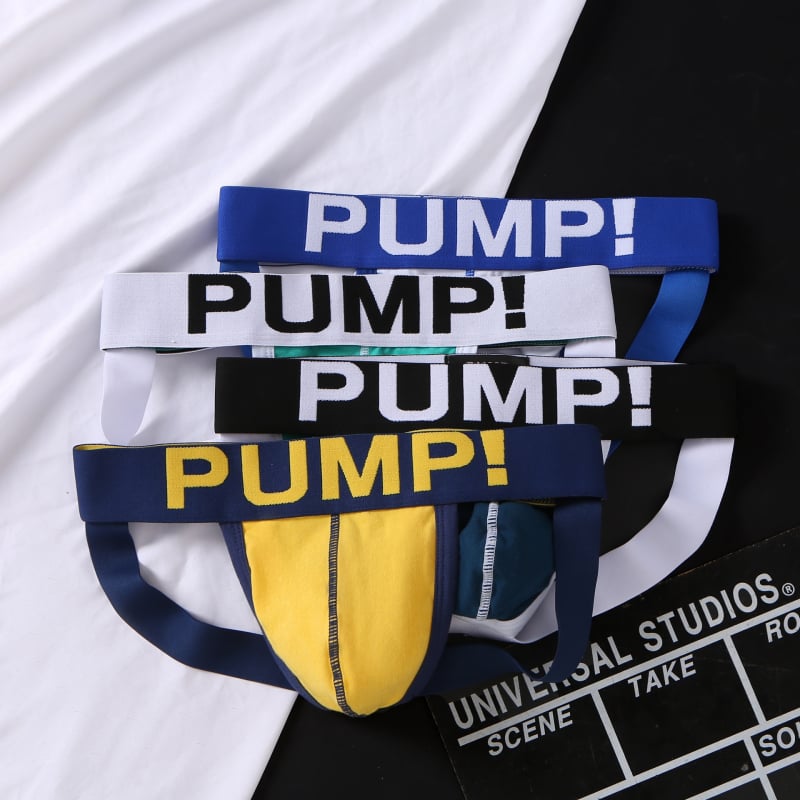 PUMP muške gaće s niskim strukom, pamuk, prozračne, s prednjim džepićem