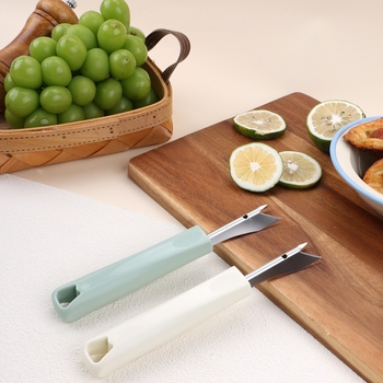 Filtru de gheață din oțel inoxidabil, stil minimalist pentru cocktailuri, unealtă de gravură și cuțit de ananas în formă de V pentru uz casnic