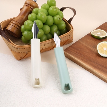 Filtru de gheață din oțel inoxidabil, stil minimalist pentru cocktailuri, unealtă de gravură și cuțit de ananas în formă de V pentru uz casnic