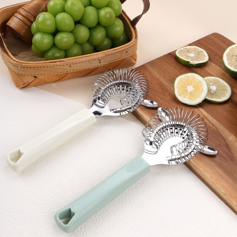 Filtru de gheață din oțel inoxidabil, stil minimalist pentru cocktailuri, unealtă de gravură și cuțit de ananas în formă de V pentru uz casnic