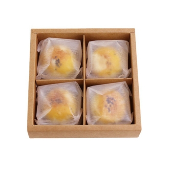 Saci sigilare pentru Festivalul de Toamnă, set 50 de pungi acordeon pentru biscuiți, ambalaj pentru prăjituri cu ananas și mooncake, ambalare individuală, finisaj periat