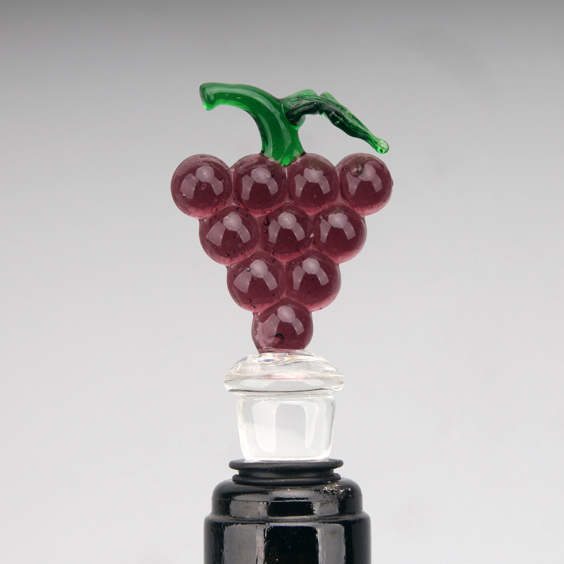 Dop de sticlă cristal pentru sticla de vin, transparent, decor modern pentru casă, cadou de nuntă