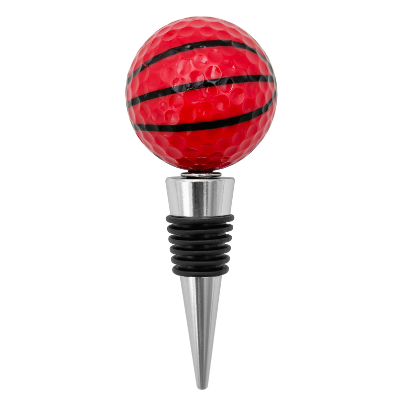 Dop de sticlă din rășină cu motiv golf și fotbal pentru vin și whisky