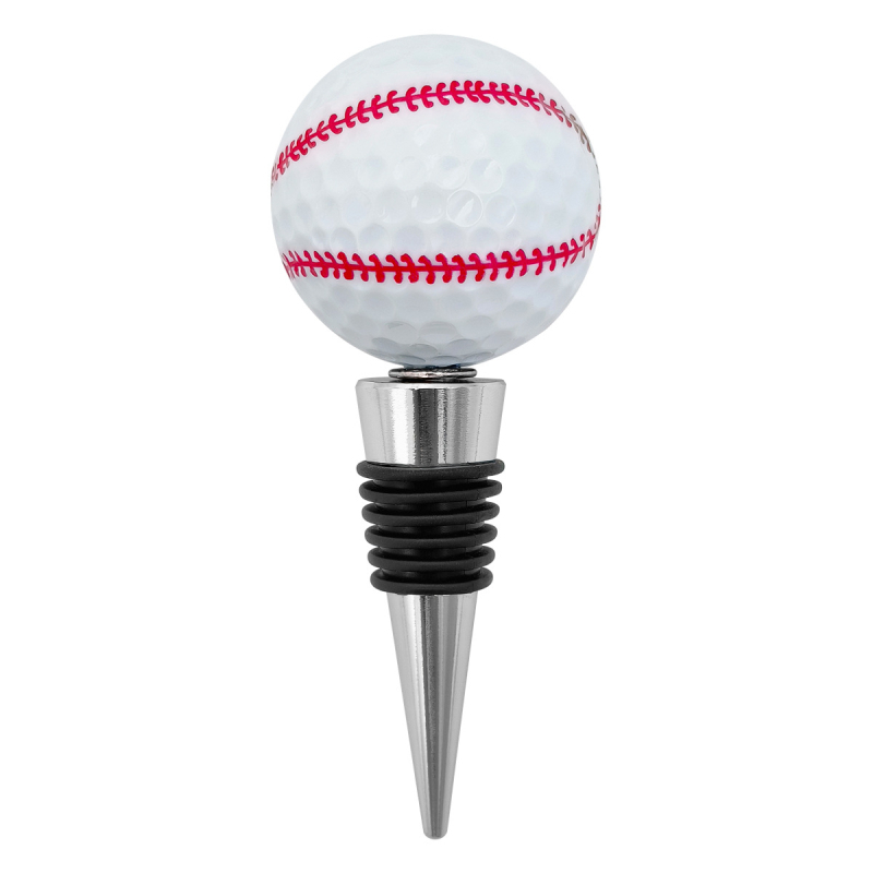Dop de sticlă din rășină cu motiv golf și fotbal pentru vin și whisky
