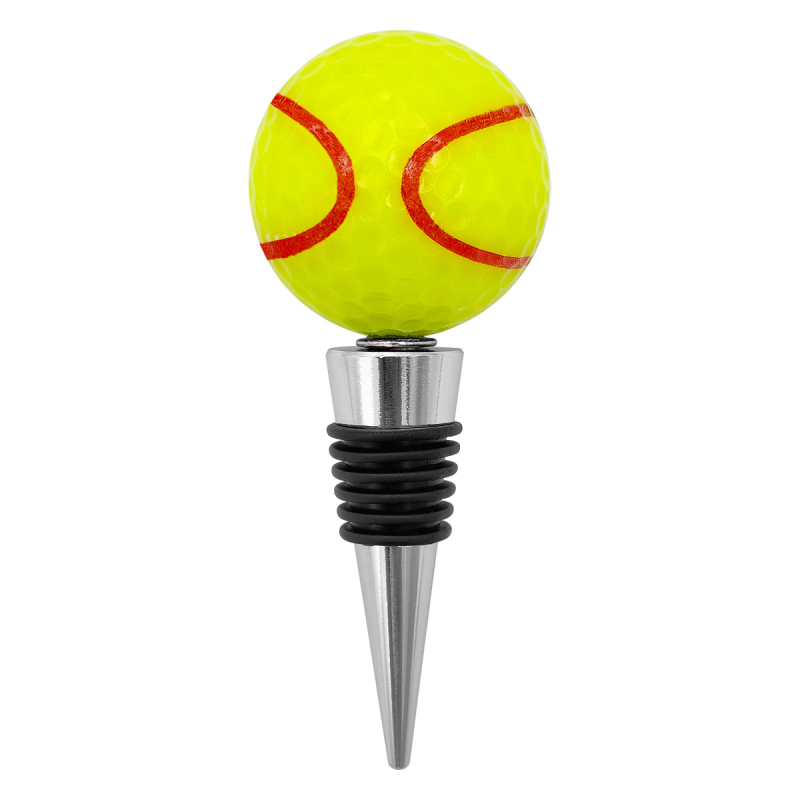 Dop de sticlă din rășină cu motiv golf și fotbal pentru vin și whisky