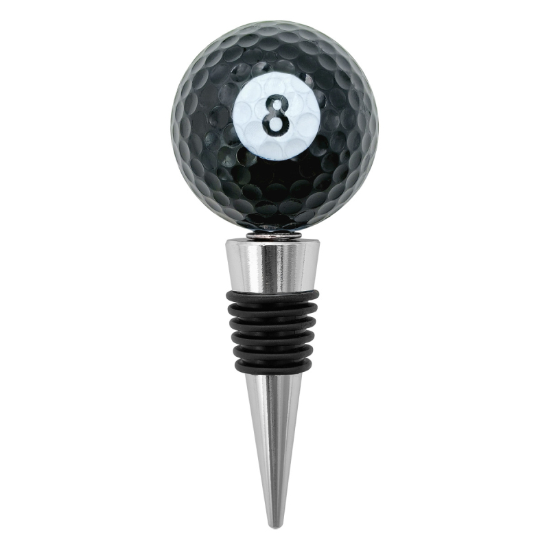 Dop de sticlă din rășină cu motiv golf și fotbal pentru vin și whisky