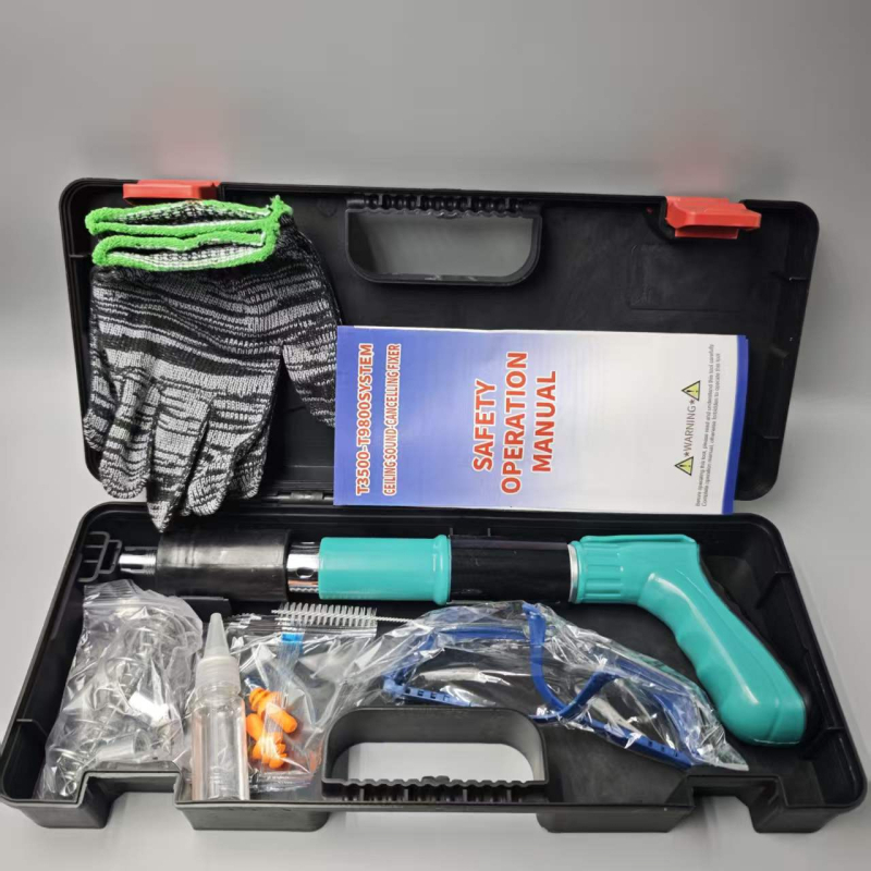 Model nou, pistol cuie silențios pentru montaj în tavan, suport pentru canal de cablu, pistol pneumatic pentru agățat, pistol cuie pentru electrician