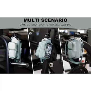 Geantă magnetică izolantă pentru sticlă de apă, husă pentru pahar din neopren, geantă crossbody outdoor pentru sport