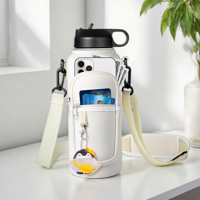 Manșon protector de 40oz pentru termos, anti-cadere, anti-zgâriere, pentru drumeții în aer liber