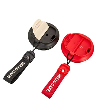 Capac universal pentru pahare de cafea și termos, din plastic, cu siglă imprimată, personalizabil