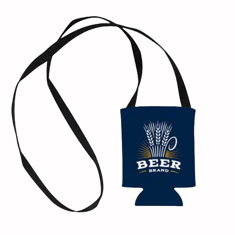 Husă de protecție pentru doza de 12 oz, cu curea crossbody, lanard și suport pentru pahar