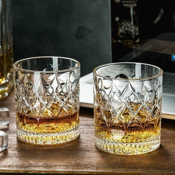 Set de pahare pentru whisky, bere, ceai și apă, stil european, fără plumb, sticlă întărită