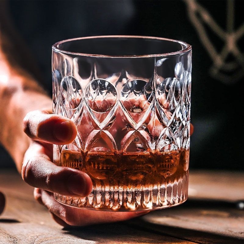 Set de pahare pentru whisky, bere, ceai și apă, stil european, fără plumb, sticlă întărită