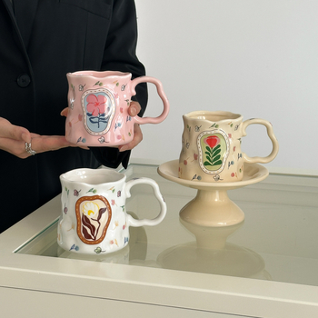 Cană ceramică pentru cafea, design de înaltă clasă, capacitate mare, cadou ideal pentru casă