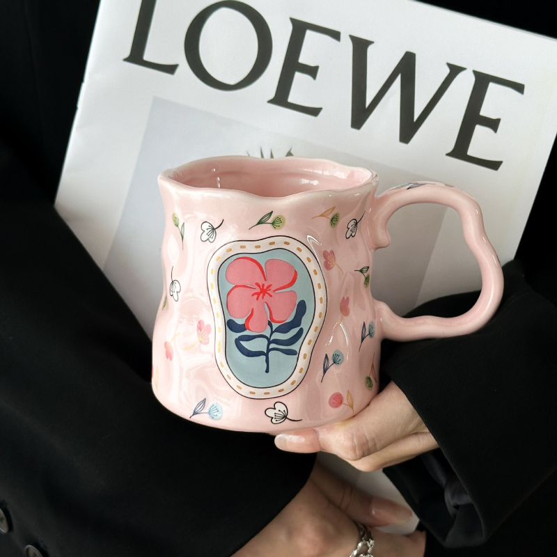 Cană ceramică pentru cafea, design de înaltă clasă, capacitate mare, cadou ideal pentru casă