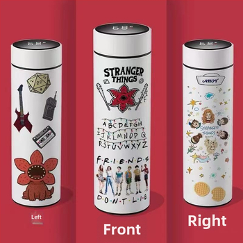 Cană termică din oțel inoxidabil 304 cu logo laser 3D prin silkscreen, set cadou în cutie pentru conferințe, cană comemorativă de afaceri