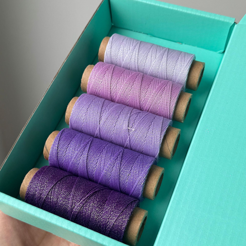 Set de ață de ceară cu 6 fibre, temă cerului înstelat, pentru realizarea bijuteriilor — fir de ceară în tub de hârtie multicolor, fir circular de ceară în tema cerului înstelat, 80 m