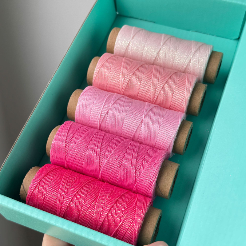 Set de ață de ceară cu 6 fibre, temă cerului înstelat, pentru realizarea bijuteriilor — fir de ceară în tub de hârtie multicolor, fir circular de ceară în tema cerului înstelat, 80 m