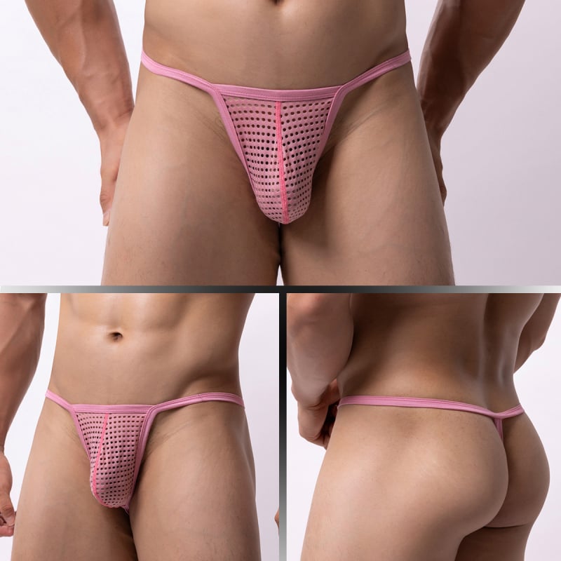 Muške tangice s niskim strukom, mrežaste, seksi dizajn, E108