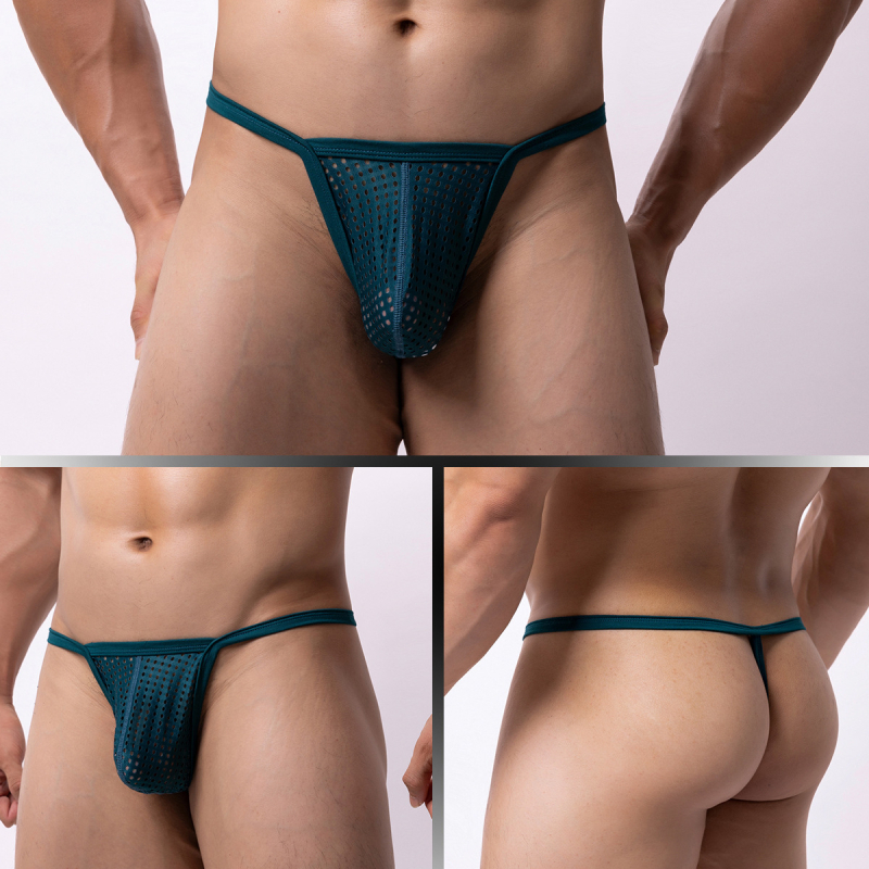Muške tangice s niskim strukom, mrežaste, seksi dizajn, E108