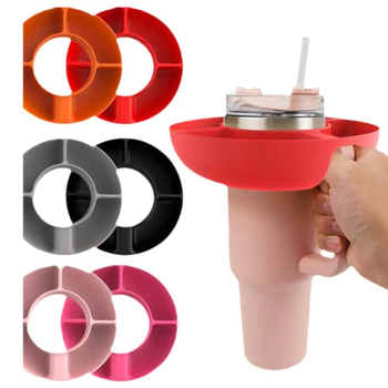 Stanley tavă din silicon pentru gustări, capac izolant pentru sticlă, compatibilă cu capace de 40 oz
