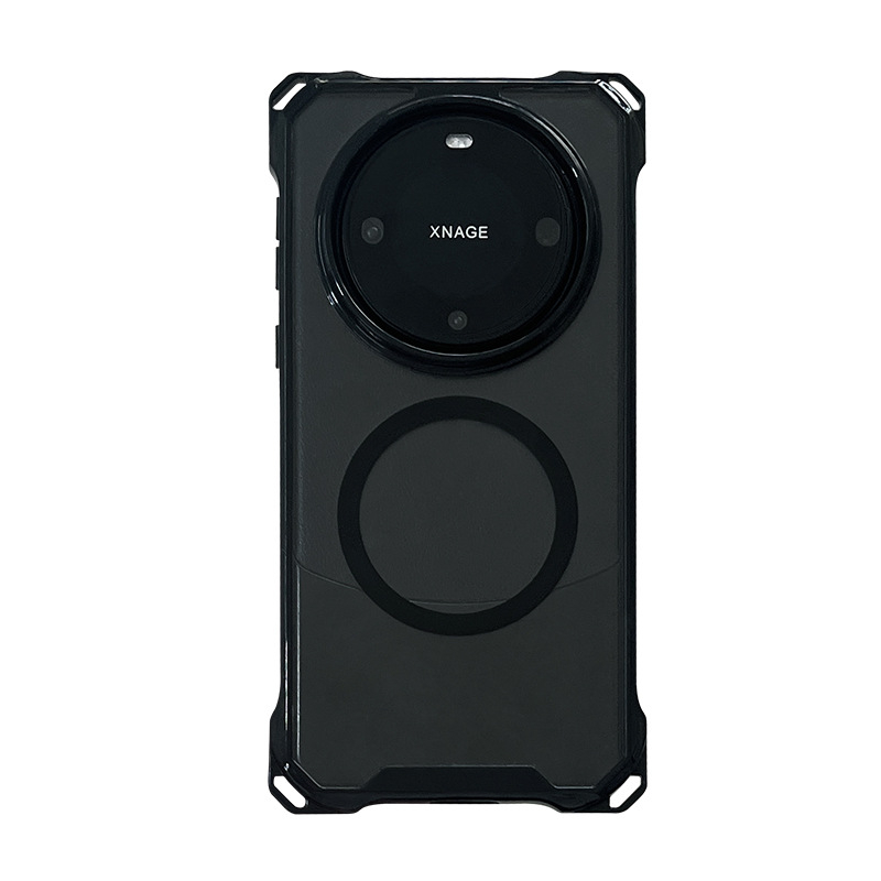 Kućište Huawei Pura70 s crossbody remenom, magnetsko, potpuna zaštita s zračnim jastukom, otporno na pad; kompatibilno s Mate60 Pro i P70u, ženski stil.