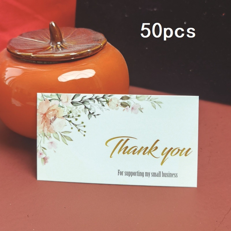 50 de coli pe pachet – felicitări cu flori pentru cofetărie