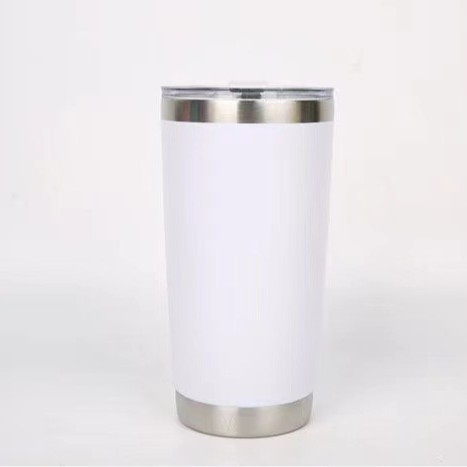 Cană termică pentru mașină, 20oz, din oțel inoxidabil 304, exterior vopsit cu pulverizare, izolație în vid, capac push, logo personalizat