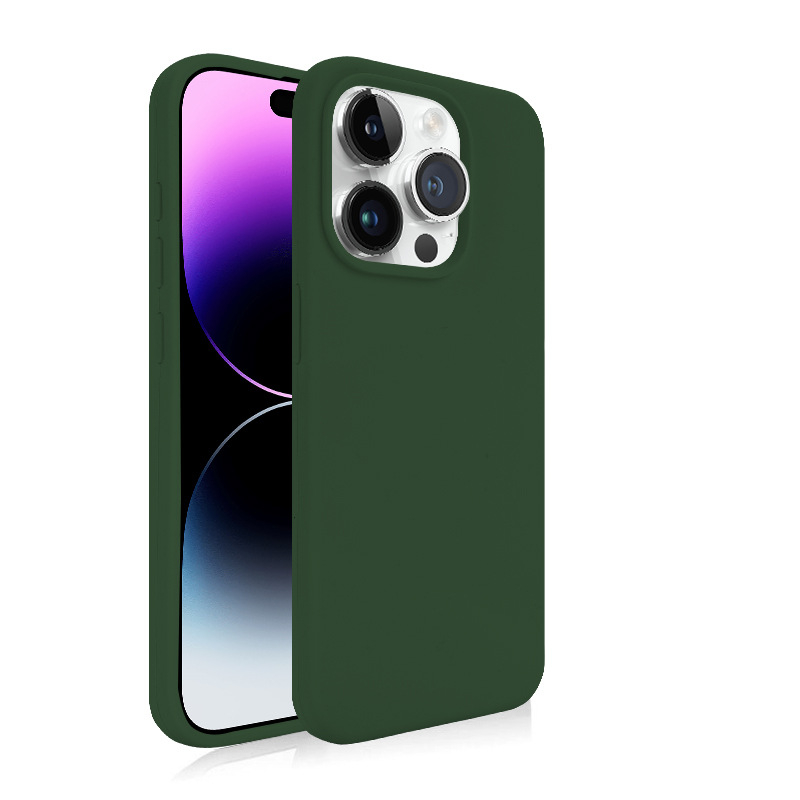 Θήκη από Υγρή Σιλικόνη για iPhone 15/16 Pro Max και iPhone 17 Pro — επιχειρηματικό στυλ, πλήρης προστασία από πτώσεις