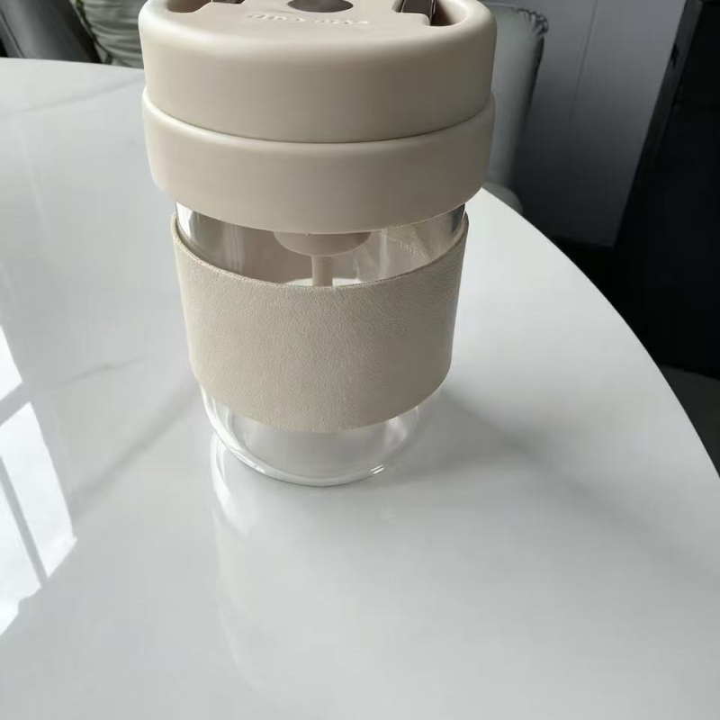 Cana de amestec complet automată cu scară de măsurare, shaker pentru proteine, cană de cafea, mixer electric pentru pudră de soia, pahar de sticlă