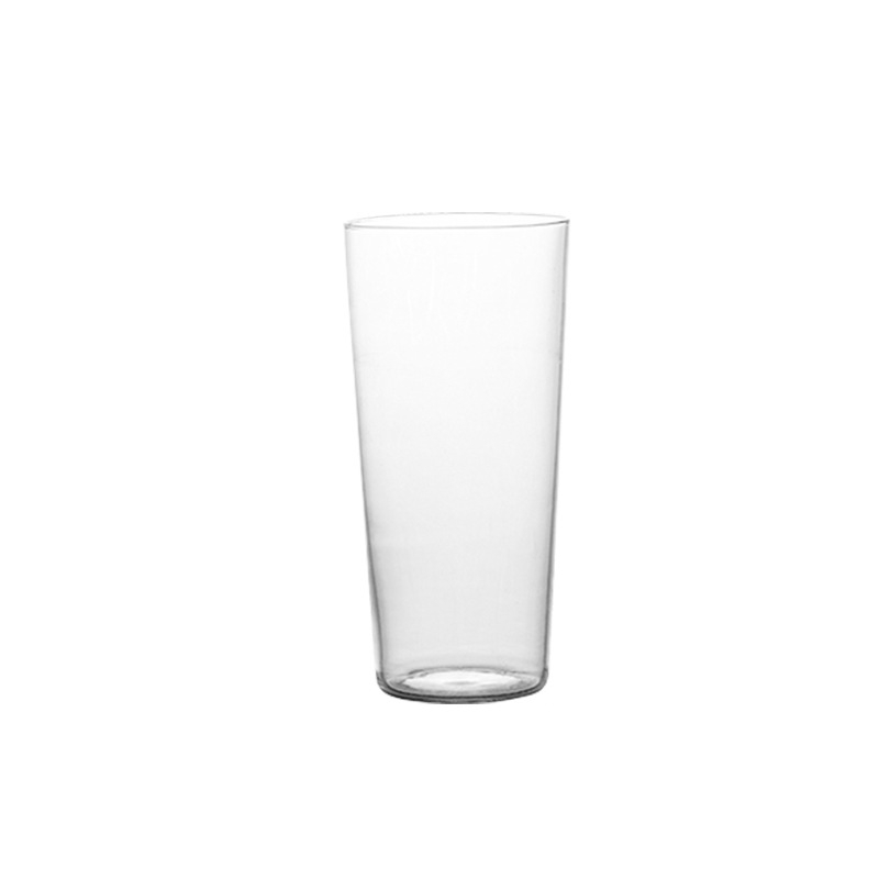 Pahar din sticlă pentru băuturi, transparent, subțire, fără mâner, pentru apă, sucuri și băuturi reci