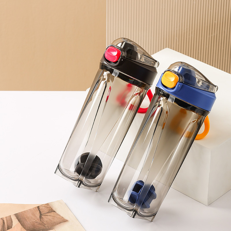 Shaker portabil, capacitate mare, pentru sport și fitness, amestecător pentru milkshake și pudră proteică, recipient din plastic