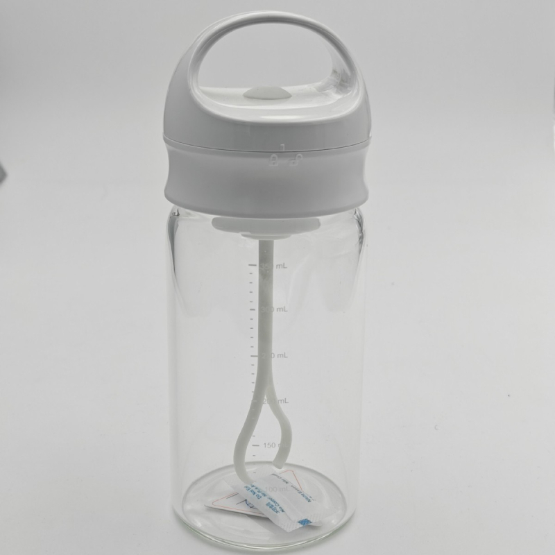 Shaker automat portabil pentru pudră de lapte și pudră de proteine, cu cântar încorporat